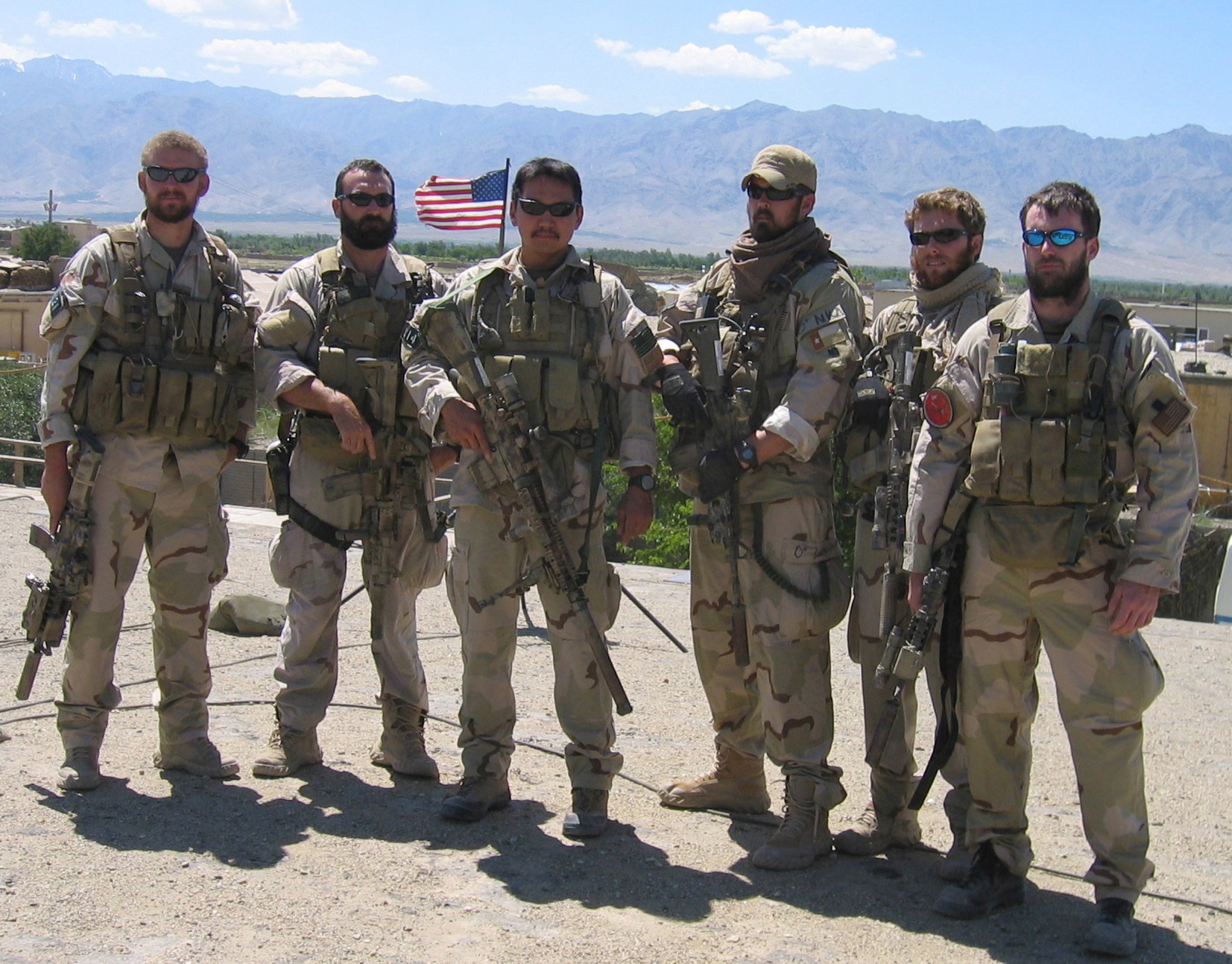 הצוות של סגן מרפי באפגניסטן